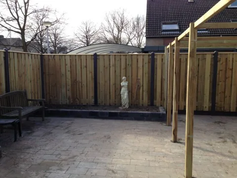 Tuinproject van Hovenier Klavertje 4: aanleg en bestrating