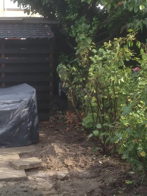 Tuinproject van Hovenier Klavertje 4: houtwerk en vlonders